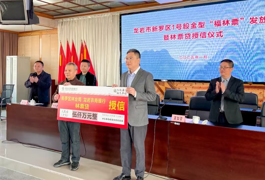 龍巖農商銀行創新推出“林票貸” 助力林業高質量發展